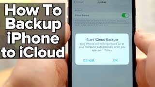 How to backup your iPhone to Apples iCloud [upl. by Stiegler]