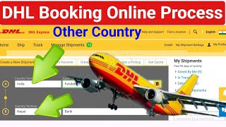 DHL booking online processhow to send anything to other country from indiaSSM Smart Tech [upl. by Godfree16]