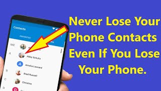 How to Backup Phone Contacts to Google Account [upl. by Hayes183]