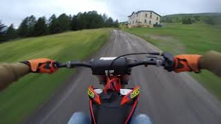 KTM SX 125 OFF ROAD TEST [upl. by Adnyc436]