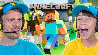 JOGUEI MINECRAFT PELA PRIMEIRA VEZ  Brancoala Games [upl. by Ayk]