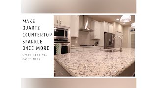 How to remove stains from Quartz countertop [upl. by Nesto]