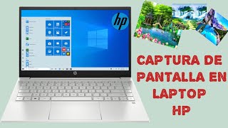 como hacer capturas de pantalla en laptop HP [upl. by Lynus]