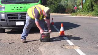 Worlds Strongest Pothole Repair  RUNWAY GRADE ASPHALT Easy Application [upl. by Tower]