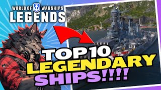 Best Legendary ships in WOWSLegends [upl. by Eelanaj]