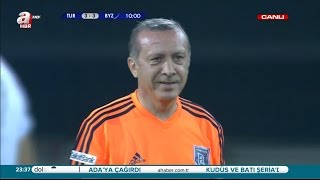 Başbakan Recep Tayyip Erdoğan Vs Ünlüler Maçı  43 Tek Parça HQ 1080p [upl. by Libyc580]