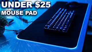 Best Budget RGB Mouse Pad UNDER 25 [upl. by Chancelor]