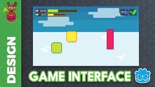 Create a Game Interface From Scratch in Godot 3 tutorial [upl. by Ainattirb]