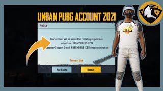 How to UNBAN Pubg mobile account 10 years Ban EASY STEPS 2021 [upl. by Nnylyma567]