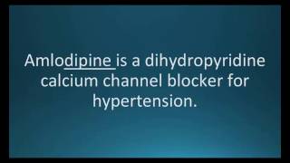 How to pronounce amlodipine Norvasc Memorizing Pharmacology Flashcard [upl. by Lirrehs]