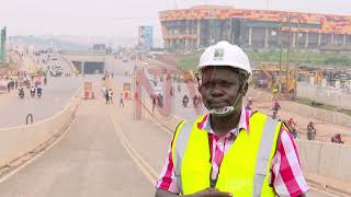 UNRA reveals that Kampala flyover will soon open [upl. by Tonie]