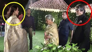 Amitabh Bachchan And Rekha Together At Ronnie Screwvalas Daughter Wedding Reception [upl. by Wun]