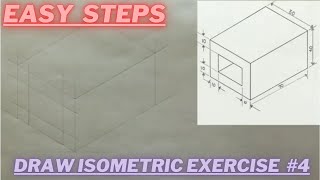 Isometric drawing Practice 1 Crating exercise 1 [upl. by Castro696]