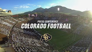 Colorado Football Postgame vs Baylor [upl. by Brenza]