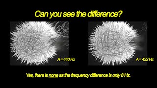 Sound Frequencies in Water A440 Hz vs A432 Hz [upl. by Nosniv]