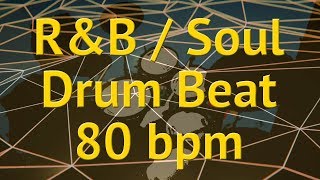 RampB Drum Beat 80bpm  Backing Track  JB Songwriter Drum Tracks 10 [upl. by Cummine]