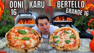 PIZZA OVENS  OONI KARU 16 vs BERTELLO GRANDE 16 [upl. by Aysahc]