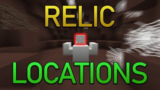 Relic Locations Guide Spiders Den Area Hypixel Skyblock [upl. by Soinski]