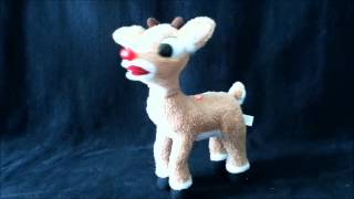 Animatronic Rudolph Red Nosed Reindeer Christmas Display Coyne amp Co [upl. by Cami]