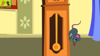 Animated Nursery Rhymes  Hickory Dickory Dock  Kids Songs With Lyrics By ZippyToons TV [upl. by Airuam]