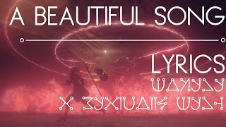 NieR Automata  A Beautiful Song  Opera Boss Lyrics [upl. by Sotnas]