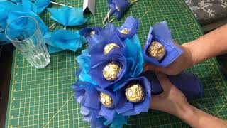 How to Make Ferrero Rocher Chocolate Bouquet [upl. by Vitale]