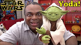 UNBOXING LEGENDARY YODA Fully Interactive  Spin Master [upl. by Meensat34]