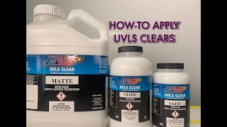 HowTo Apply Createx UVLS Clears [upl. by Slrahc]