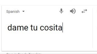 Dame Tu Cosita in English [upl. by Enak]