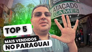 5 eletrônicos mais vendidos no Paraguai na Atacado Games [upl. by Ailecnarf]