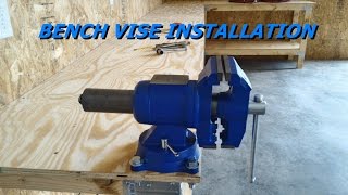 How to Install a Bench Vise [upl. by Blackman]