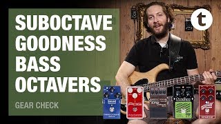 Top 5  Bass Octave Pedals  Demo  Thomann [upl. by Merceer]