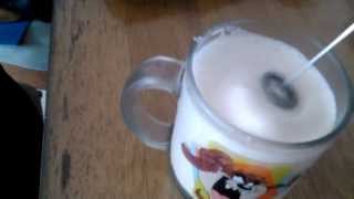 Aerolatte Review Frothing Cold Milk In Under 1 Minute [upl. by Hutchinson]