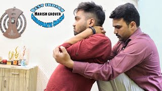 Full Body Chiropractic Adjustment With Loud Cracks By Dr Harish Grover  ASMR  Navel Fixing [upl. by Aneekan]