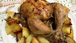 Pollo al forno con patate [upl. by Tipton311]