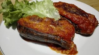 MELANZANE RIPIENE ALLA CALABRESE SENZA FRITTURA  STUFFED EGGPLANTS CALABRIAN STYLE WITHOUT FRYING [upl. by Schwarz]