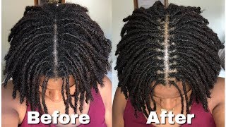 How to Interlock Locs  VERY Detailed Tutorial [upl. by Rhody]