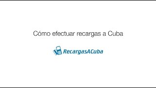 Recargas Cubacel a Cuba [upl. by Zsuedat]