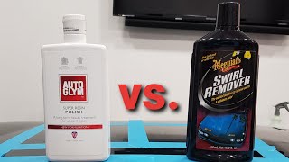 Meguiars Swirl Remover vs AutoGlym Super Resin Polish [upl. by Vacla]