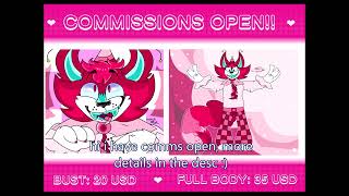 commissions open READ DESC [upl. by Eeryk781]