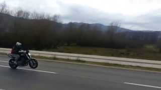 honda hornet 600 akrapovic sound [upl. by Hallie651]