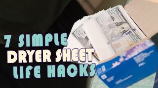 7 Cool Ways To Use Dryer Sheets [upl. by Kyriako]