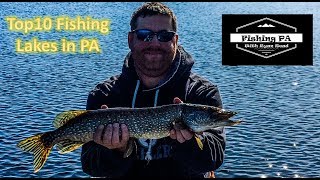 My Top 10 Lakes in Pennsylvania [upl. by Alegnatal683]