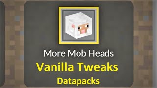 Installing Minecraft Vanilla Tweaks Datapacks [upl. by Haley]