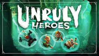 Unruly Heroes  All Bosses  Ending [upl. by Ahsataj608]