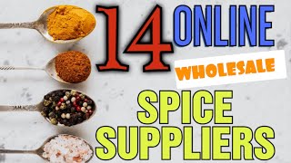 How to Start a Spice Business  14 Wholesale Spice Companies Online Reselling Spices [upl. by Carlie572]