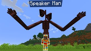 If Speaker Man Played Minecraft Survival [upl. by Pacificia]