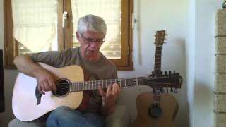 12 String Guitar  The Persuaders Theme  Amicalement Votre  Tab [upl. by Valleau]