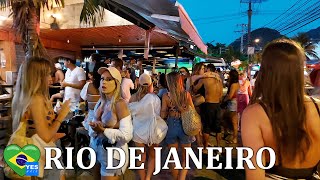 🇧🇷 BARRA DA TIJUCA NIGHTLIFE RIO DE JANEIRO BRAZIL FEBRUARY 2021 FULL TOUR [upl. by Nnylakcaj]