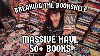 HUGE 50 book haul to feed my shelves [upl. by Ahselaf]